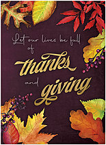 Thanks and Giving Card H1682U-A